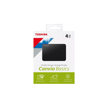 Disque Dur Externe USB 3.0 Toshiba Canvio Basics HDTB540EK3CA - 4 To · Smarty Paris